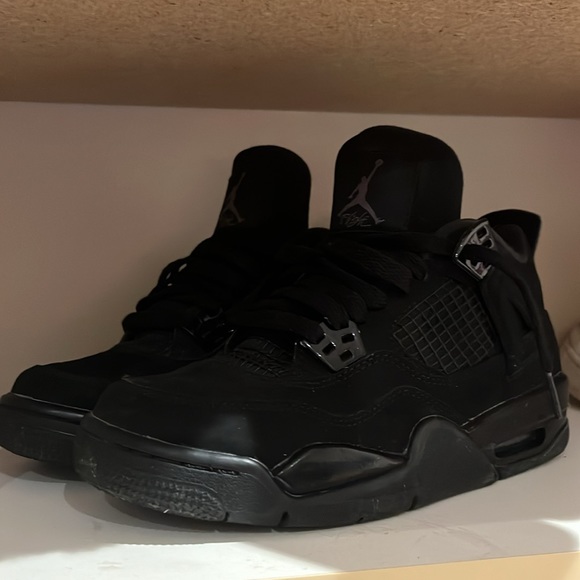 SOLD Jordan 4 Black Cats 2020 GS 4.5Y - Picture 3 of 4